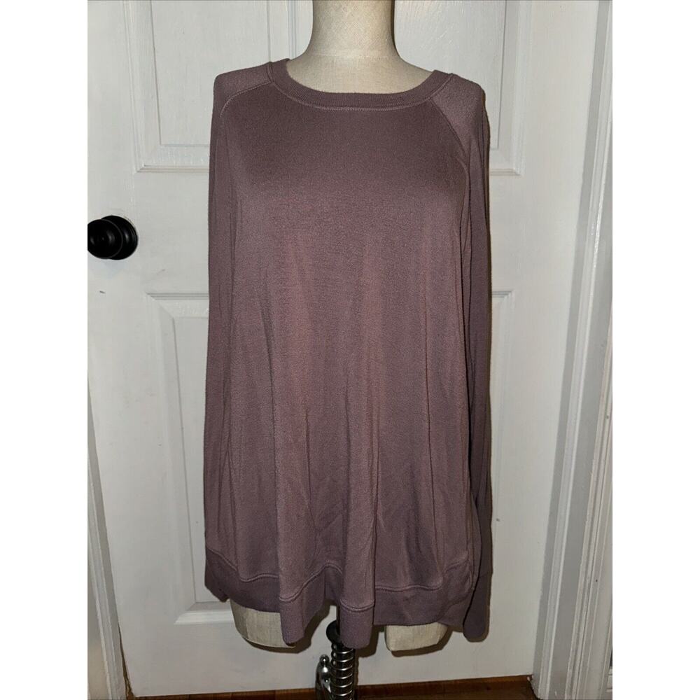 Athleta Mindset Sweatshirt Pullover Purple Size‎ XL